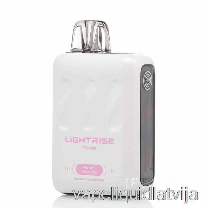 Pazaudēts Vape Lightrise Tb 18k Vienreizējais Hawaii Varavīksnes Vape šķidrums